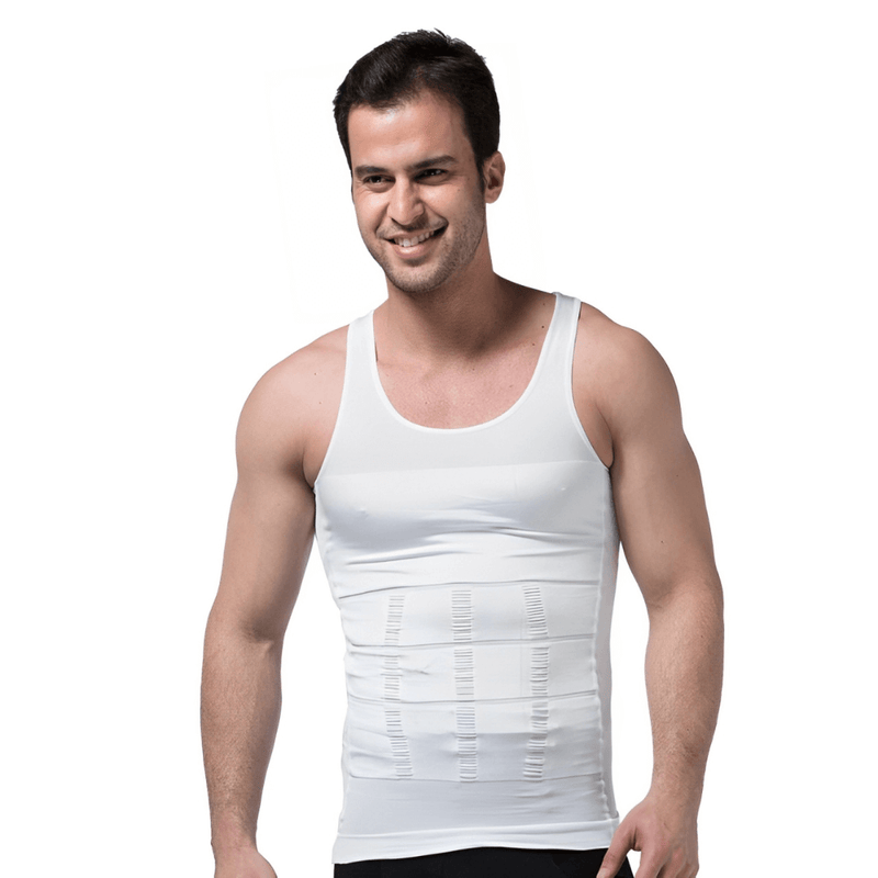 Camisa de compressão ultrafina masculina Fit Shape Pro® - modela sem apertar