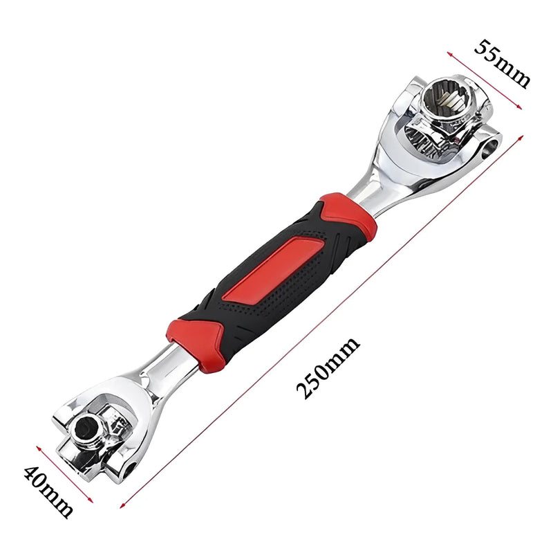 PowerTool Pro — Chave Universal 48 em 1 com Rotação 360°!
