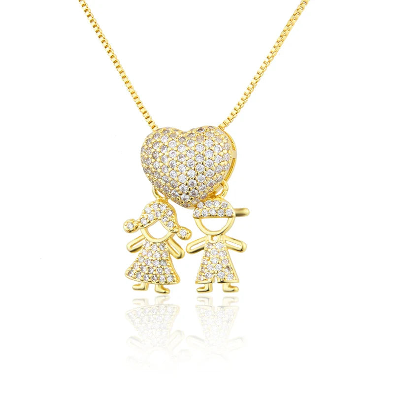 Colar Amor de Mãe - Banhado a Ouro 18k