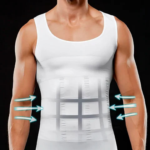 Camisa de compressão ultrafina masculina Fit Shape Pro® - modela sem apertar