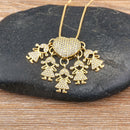 MomLove Pro — Colar de Mãe com Filhos em Cristal Zircônia!