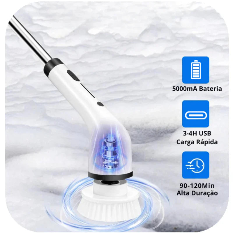 MopPower — Esfregão Elétrico Multiuso para Limpeza Profunda e Sem Esforço