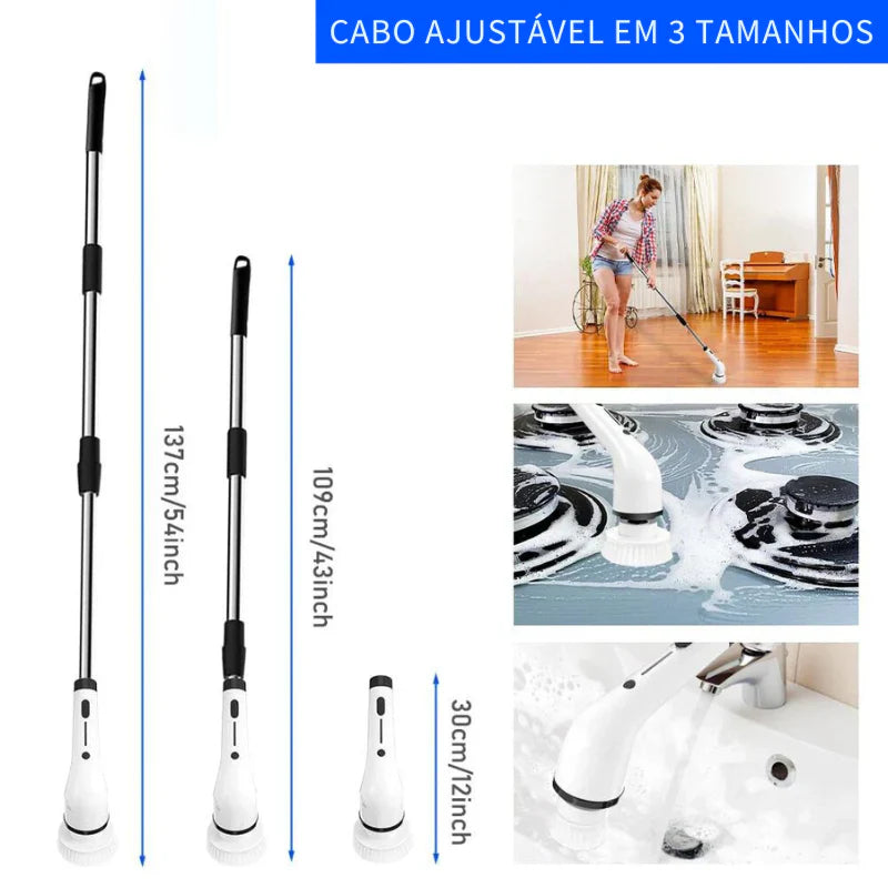 MopPower — Esfregão Elétrico Multiuso para Limpeza Profunda e Sem Esforço