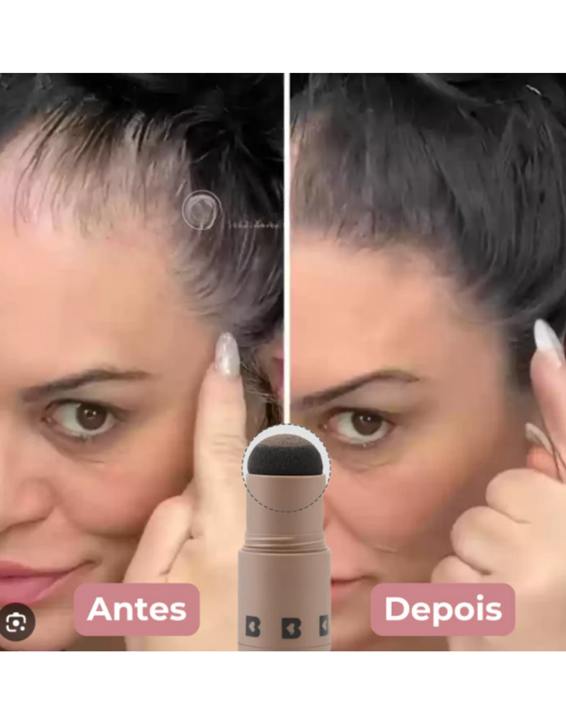 Preenchimento de Maquiagem Capilar para Cabelos Brancos e Ralos