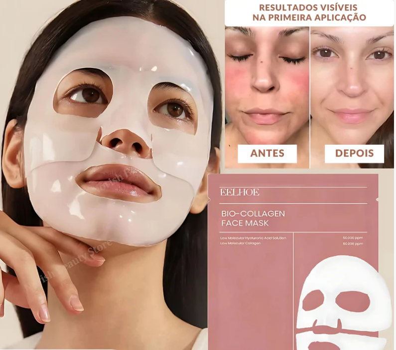BiocollagenPlus  Máscara absorvível de colágeno + ativos do botox.