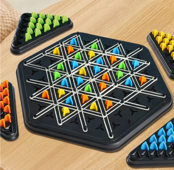 Triângulo Xadrez Jogo de Tabuleiro Diversão Garantida®